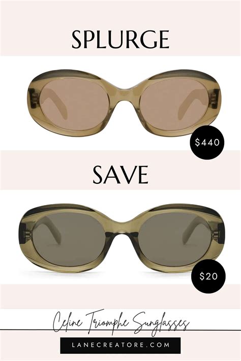 celine triomphe sunglasses dupe amazon|loewe sunglasses dupe.